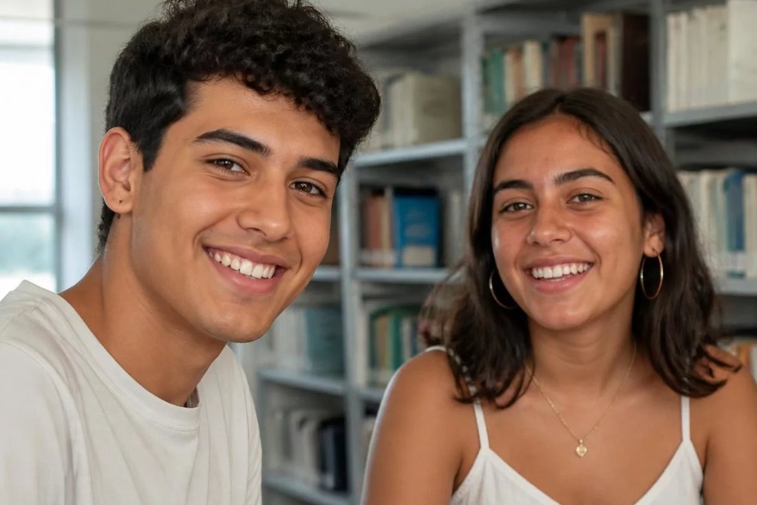 Roda de conversa com folhas de anotação espalhadas pelo tampo da mesa